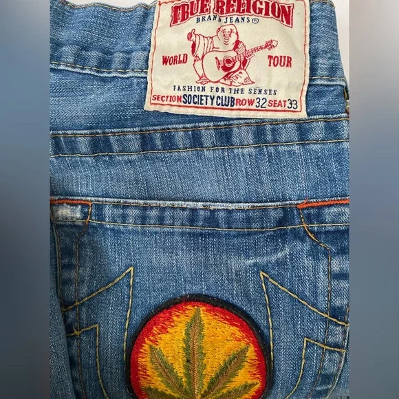 パンツ TRUE RELIGION Jimmy Hendrix Hyper Rare true religion society club Jimi Hendrix men's